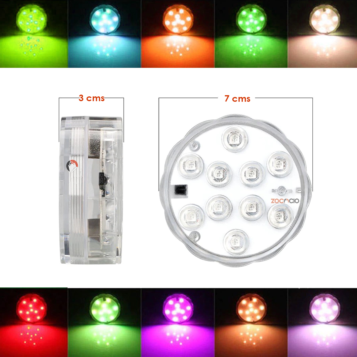 Miniatura 2 de Luz Led Sumergible Para Piscina Jacuzzi